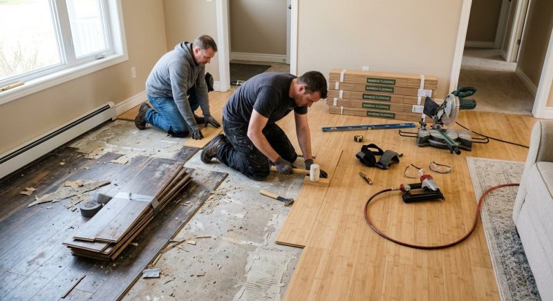 Bamboo Flooring Installation in Pickerington, OH