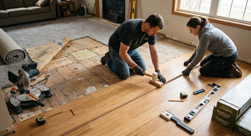 Bamboo Flooring Installation in Pickerington, OH
