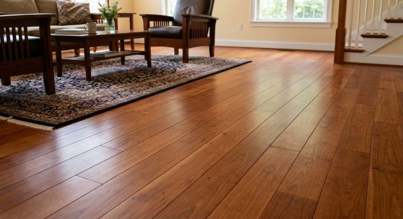 Cherry Floor Installation in Thornville, OH