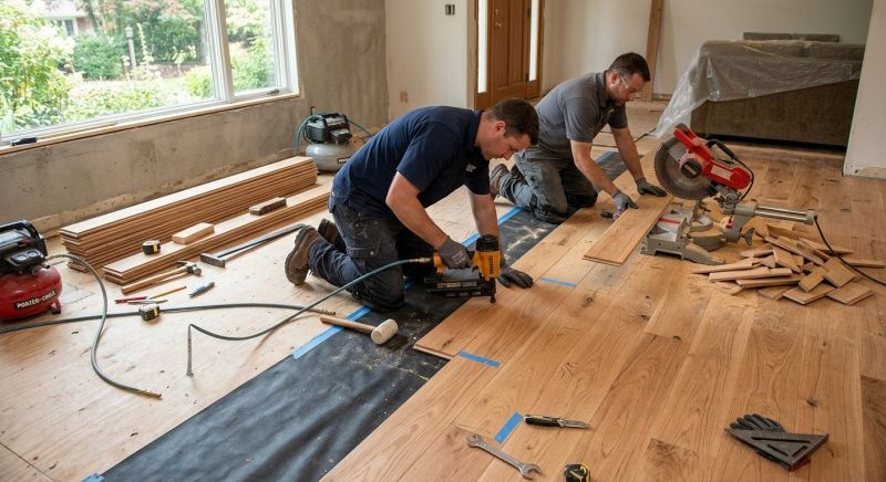 Hardwood Floor Installation in Heath, OH