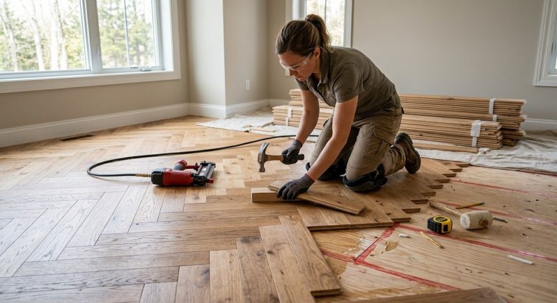 Hardwood Floor Installation in Heath, OH