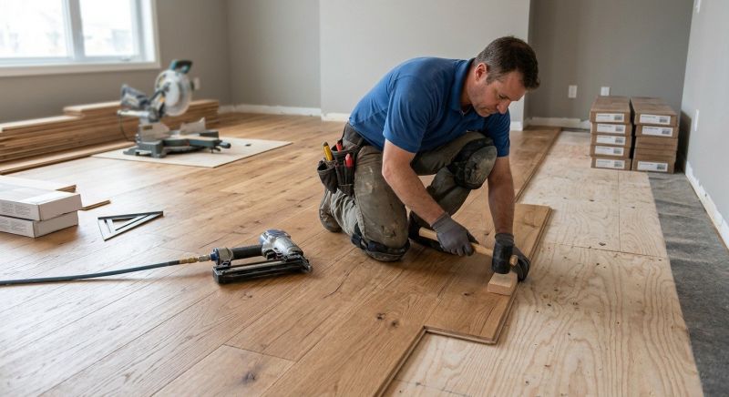 Hardwood Floor Installation in Hilliard, OH