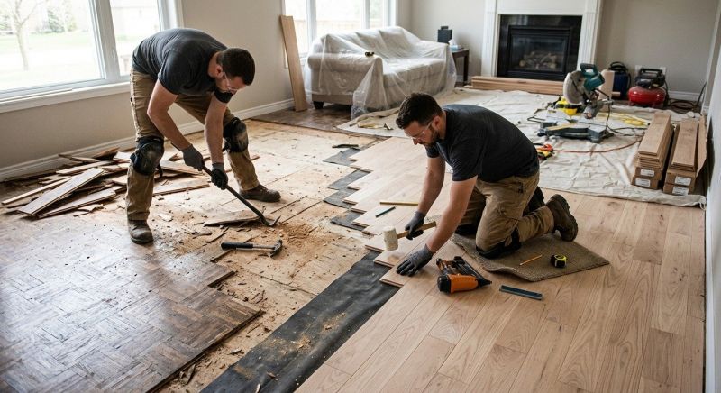 Hardwood Replacement in Galloway, OH