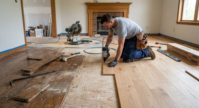 Hardwood Replacement in Granville, OH