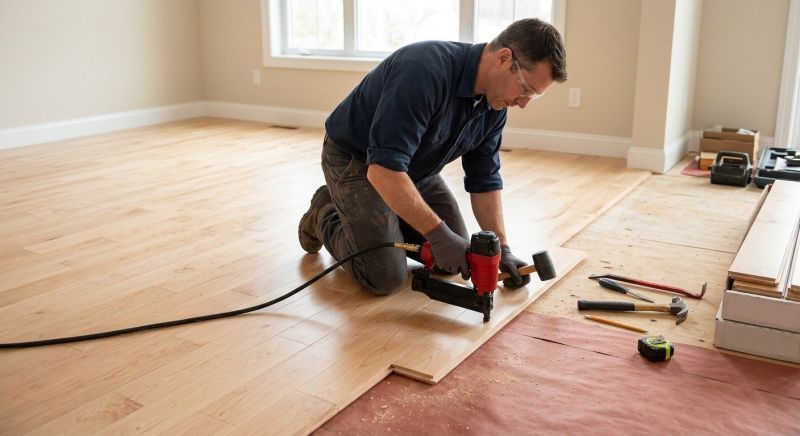 Maple Flooring Installation in Fairfield County, OH