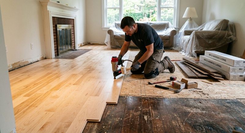 Maple Flooring Installation in Johnstown, OH