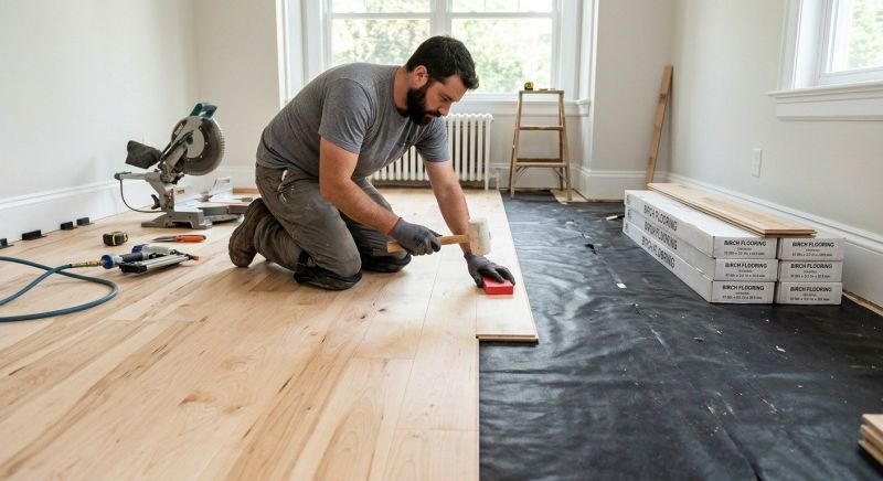 Maple Flooring Installation in Lewis Center, OH