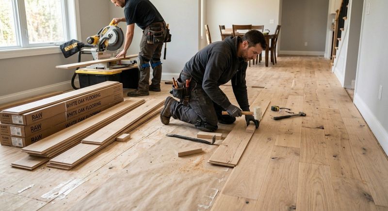 Oak Floor Installation in Circleville, OH