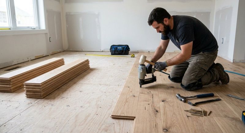 Oak Floor Installation in Heath, OH