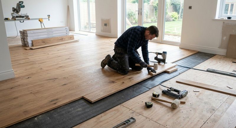 Oak Floor Installation in New Albany, OH