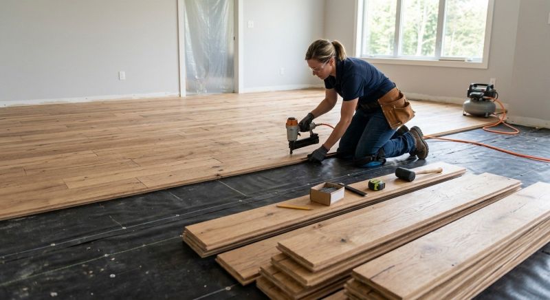Plank Floor Installation in Pickerington, OH