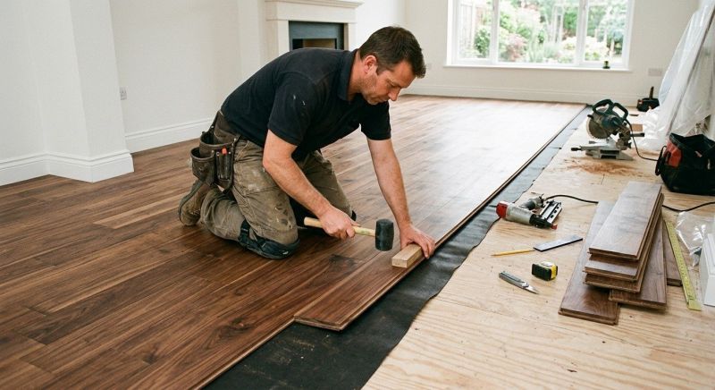 Walnut Flooring Installation in Pickerington, OH