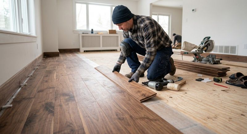 Walnut Flooring Installation in Pickerington, OH